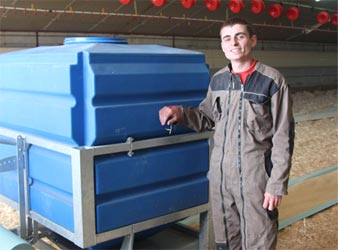 Témoignage chariot de démarrage volailles